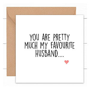 Funny Anniversary Card for Husband