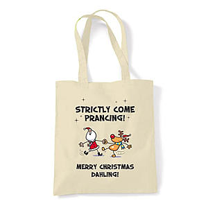 Funny Strictly Inspired Christmas Tote Bag