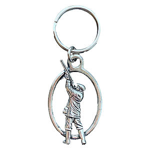 Shooting Man Keyring