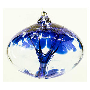 Large Glass Globe - Sapphire