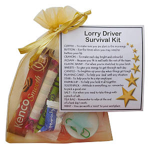 Lorry Driver Survival Gift Set