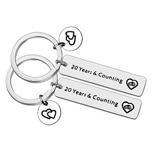 Matching Anniversary Keychains