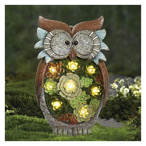 Owl Solar Light Ornament
