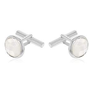 Pearl and Black Onyx Cufflinks