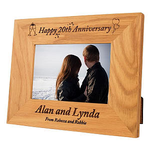 Personalised Anniversary Photo Frame