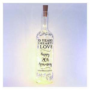 Personalised Bottle Light