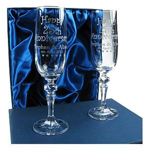 Personalised Champagne Flutes