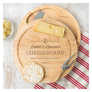 Personalised Cheeseboard and Knife