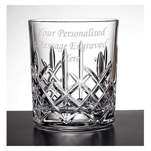 Personalised Crystal Whisky Tumbler