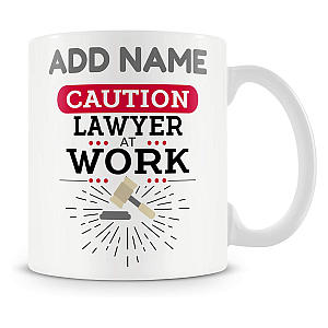 Personalised Lawyer Mug