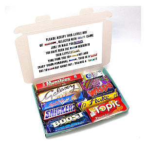 Personalised Thank You Chocolate Gift Box