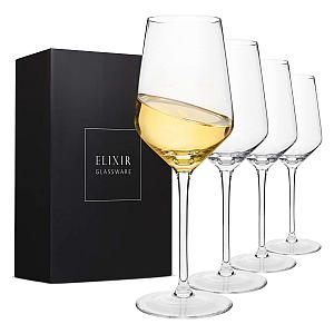 Set of 4 Long Stem Wine Glasses