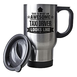 Gifts For Uber Drivers,Taxi Driver Travel Mug