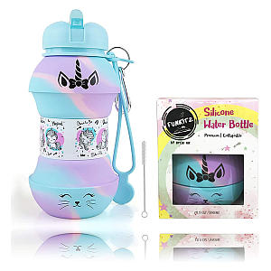 Unicorn Collapsible Water Bottle