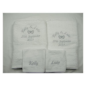 White Egyptian Cotton Towels