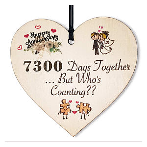 Wooden Anniversary Plaque
