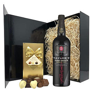Chocolate and Port Hamper