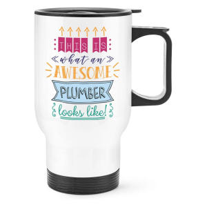 Awesome Plumber Travel Mug