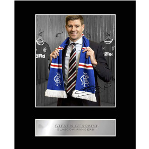Stephen Gerrard Signed Picture
